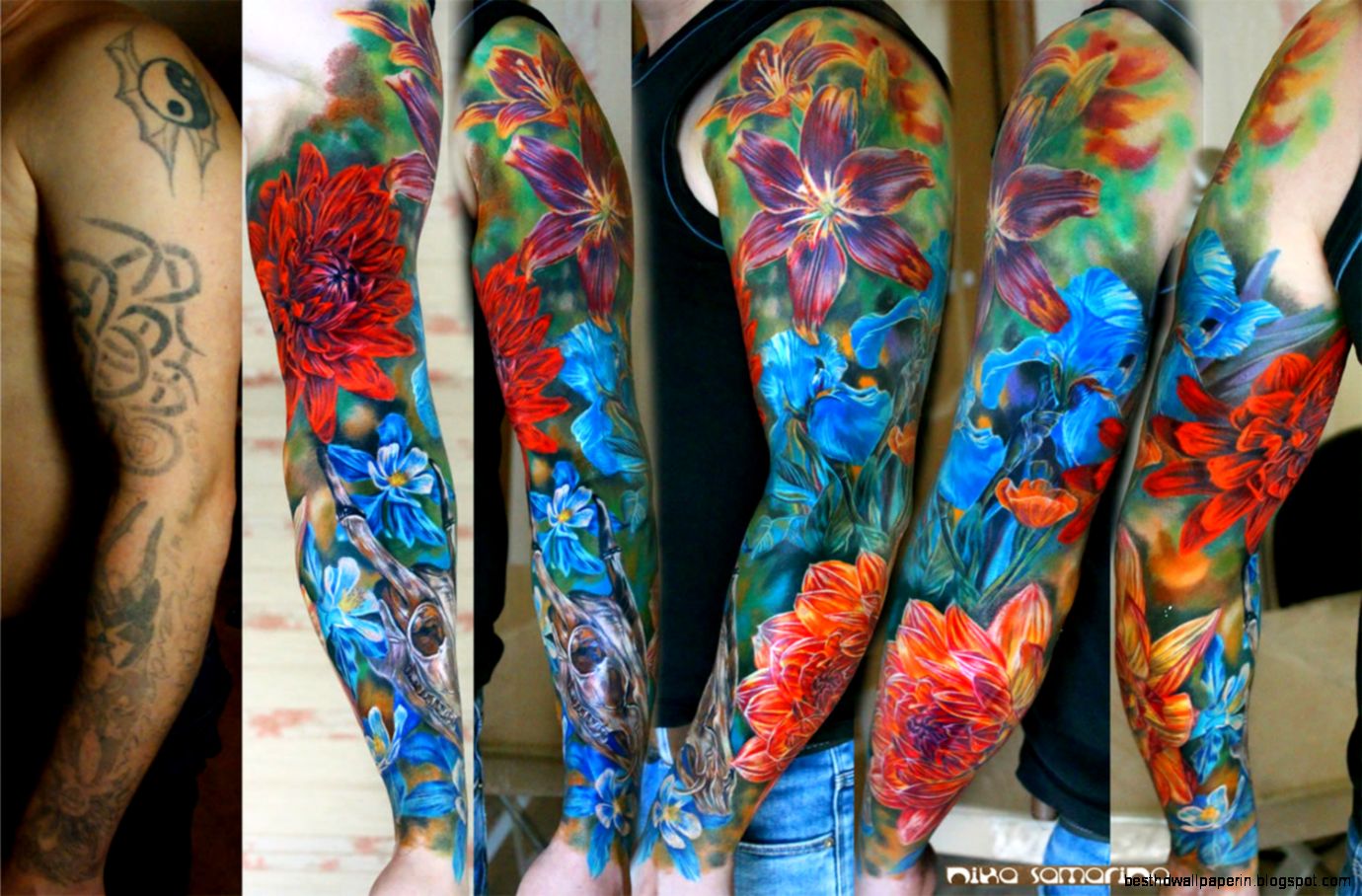 Samarinas Bright Colored Drawings and Tattoos Illusion Magazine Samarinas Bright Colored Drawings and Tattoos Illusion Magazine