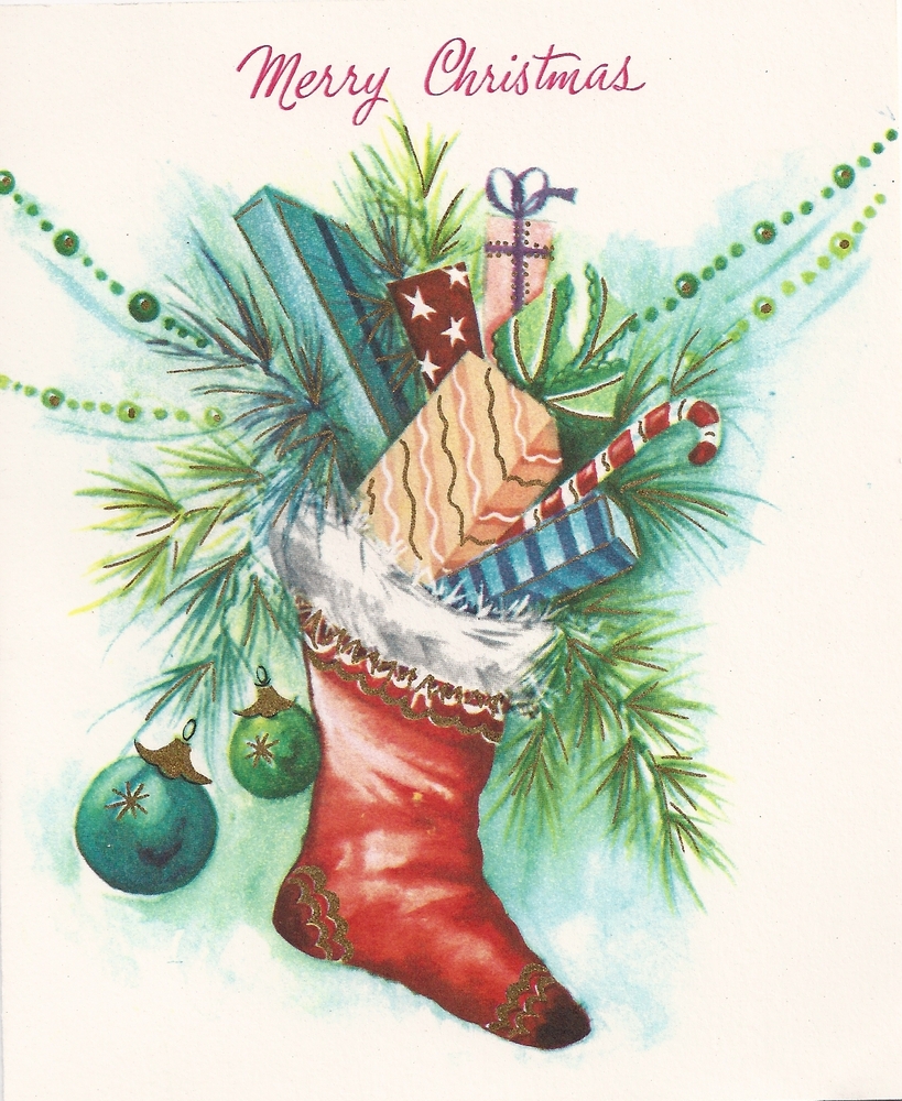 ... : Free Vintage Christmas Card Clip Art Holiday Wishes Merry Christmas