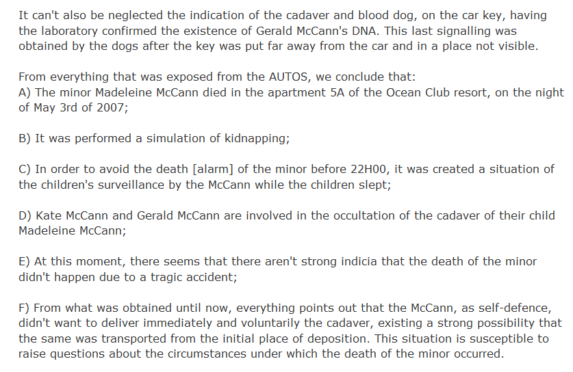 Excerpt from 'madeleine' by Kate McCann