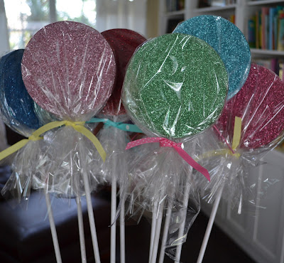 Glitter Lollipops - Party Idea