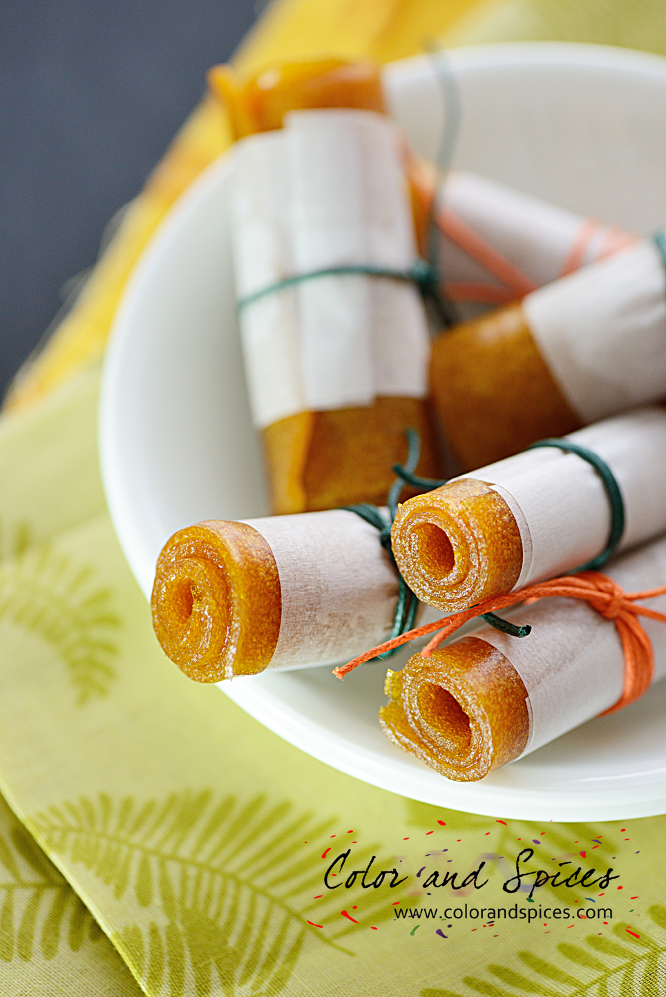 Color and Spices Mango fruit leather... 'amsotto'