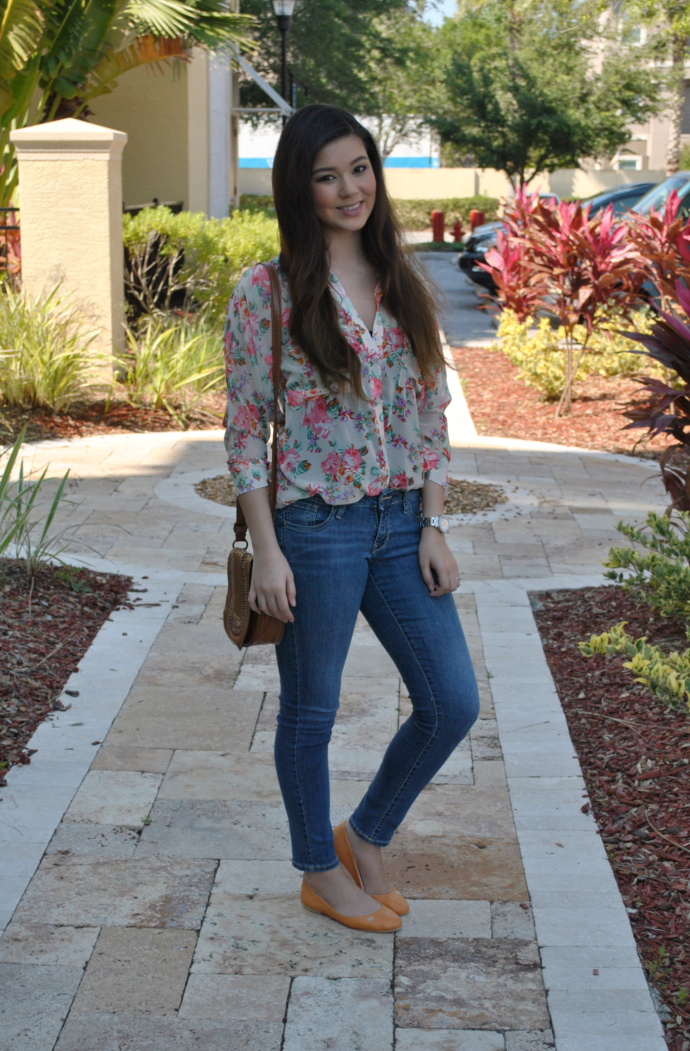 Raspberry Jam Outfit 72 Floral Blouse