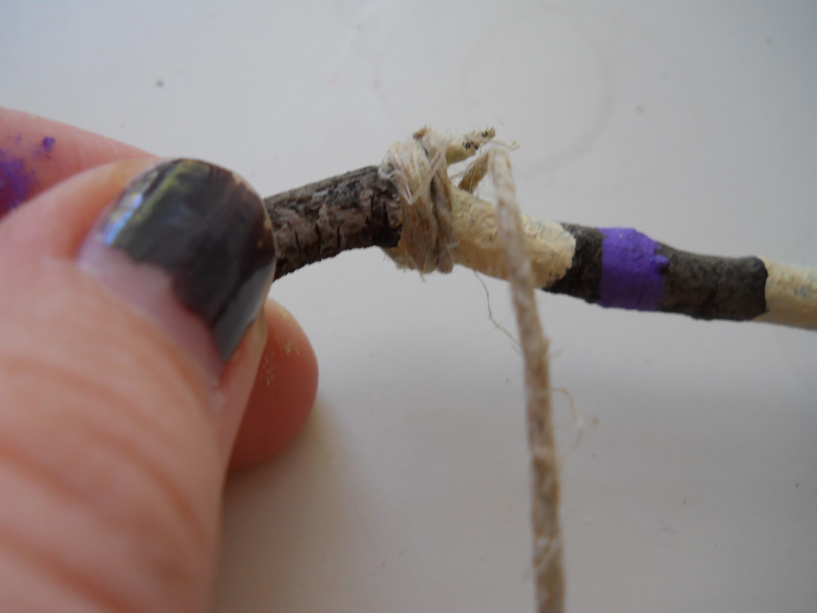 the Metric Child DIY// twig display