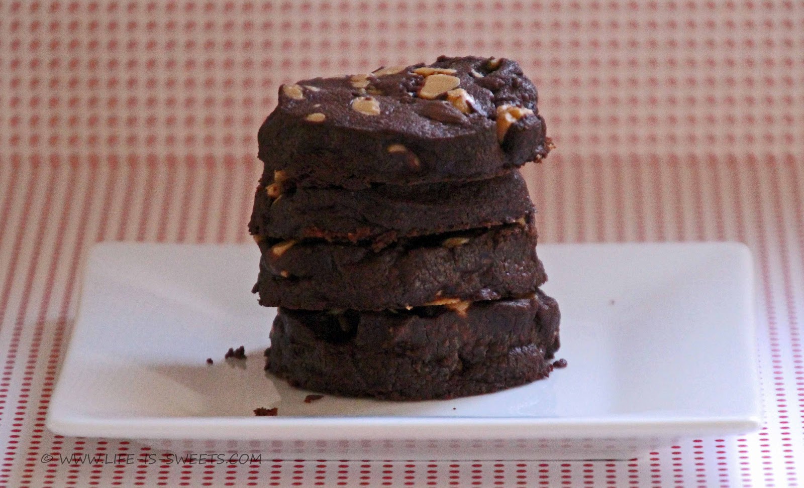 Life Is Sweets Dutch Chocolate Shortbread Cookies with Peanut Butter Chips