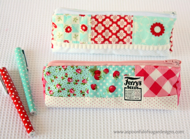 DIY Standing Pencil Case, Pencil Pouch, Free Pattern