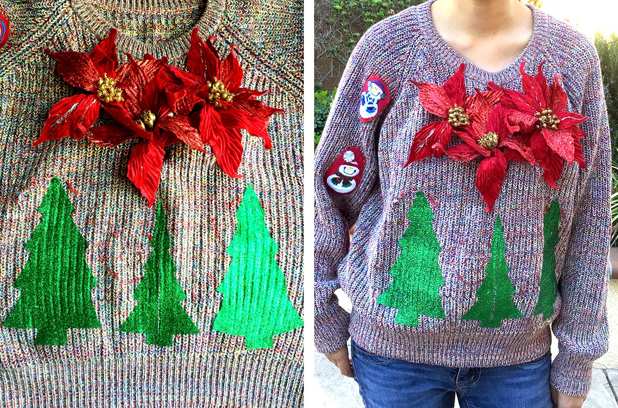 Maternity Pretty Ugly Christmas Sweater - Sew Woodsy