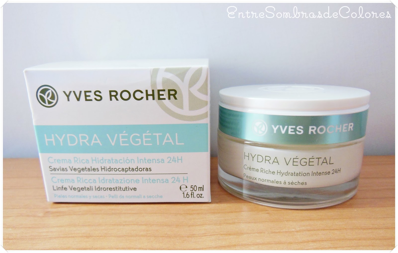 Entre Sombras de Colores Crema Rica Hidratación Intensa 24H (Hydra