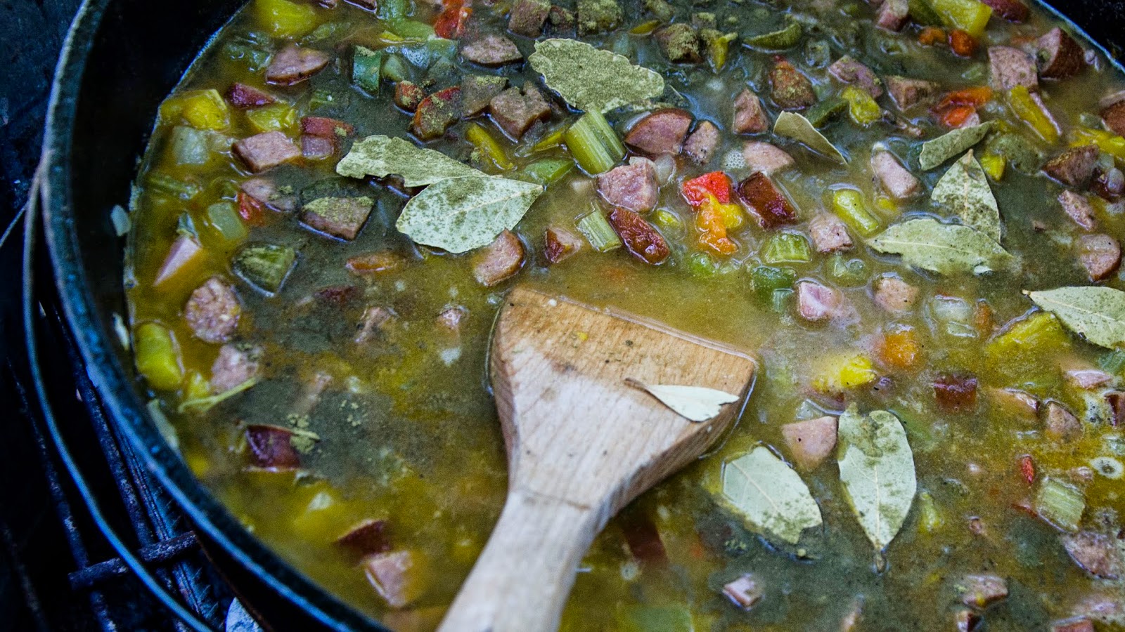 KCooks Dutch Oven Gumbo