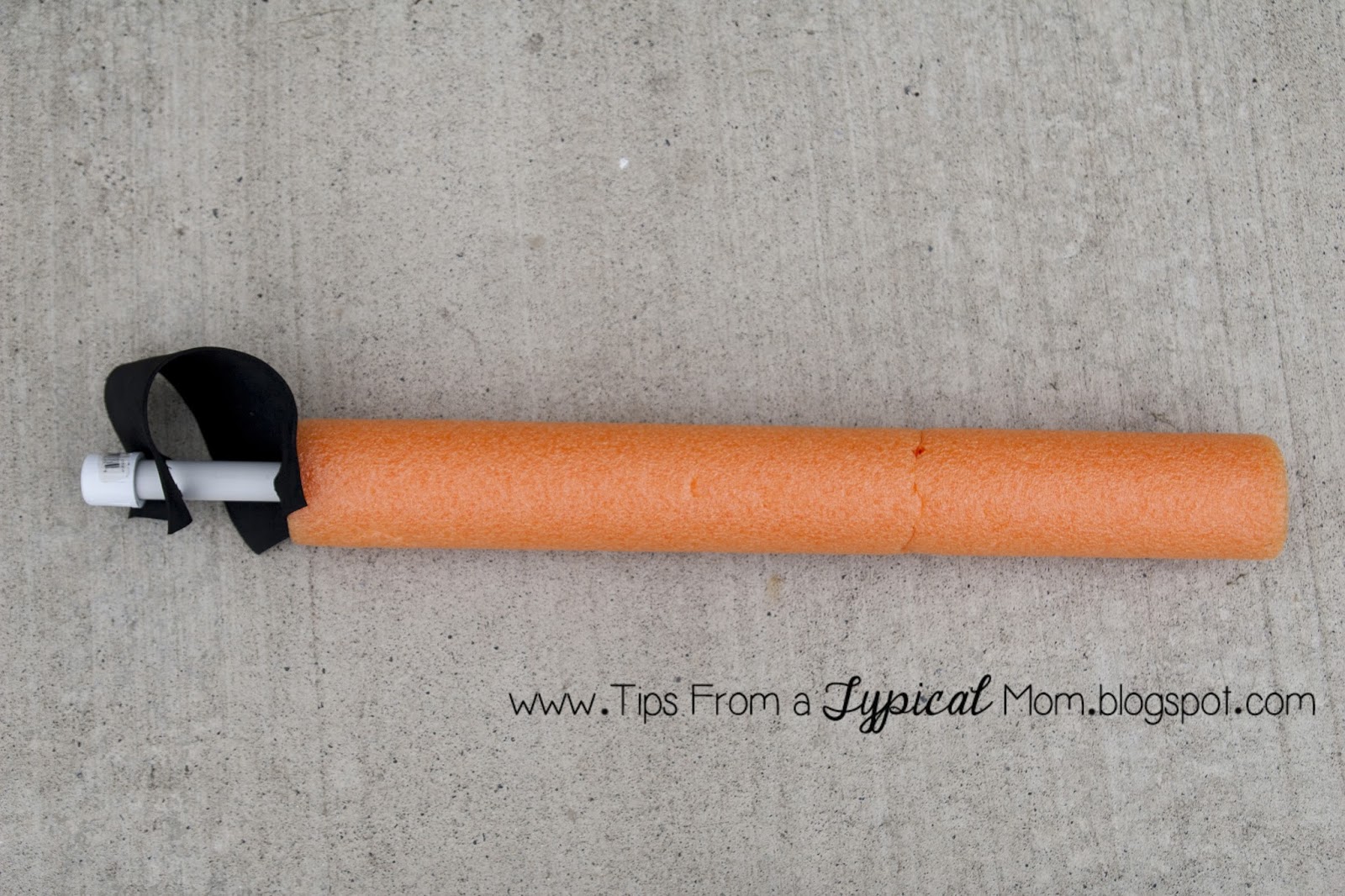 {DIY} PVC Pipe & Foam Sword Tips from a Typical Mom