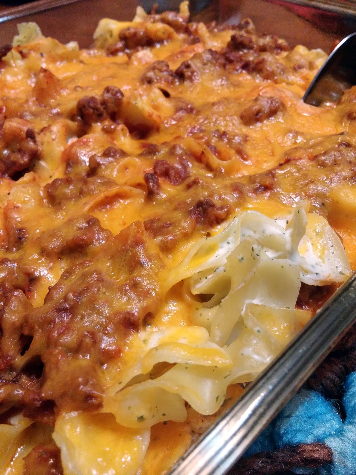 If I had anything to say... Cheesy Beef & Sour Cream Noodle Bake