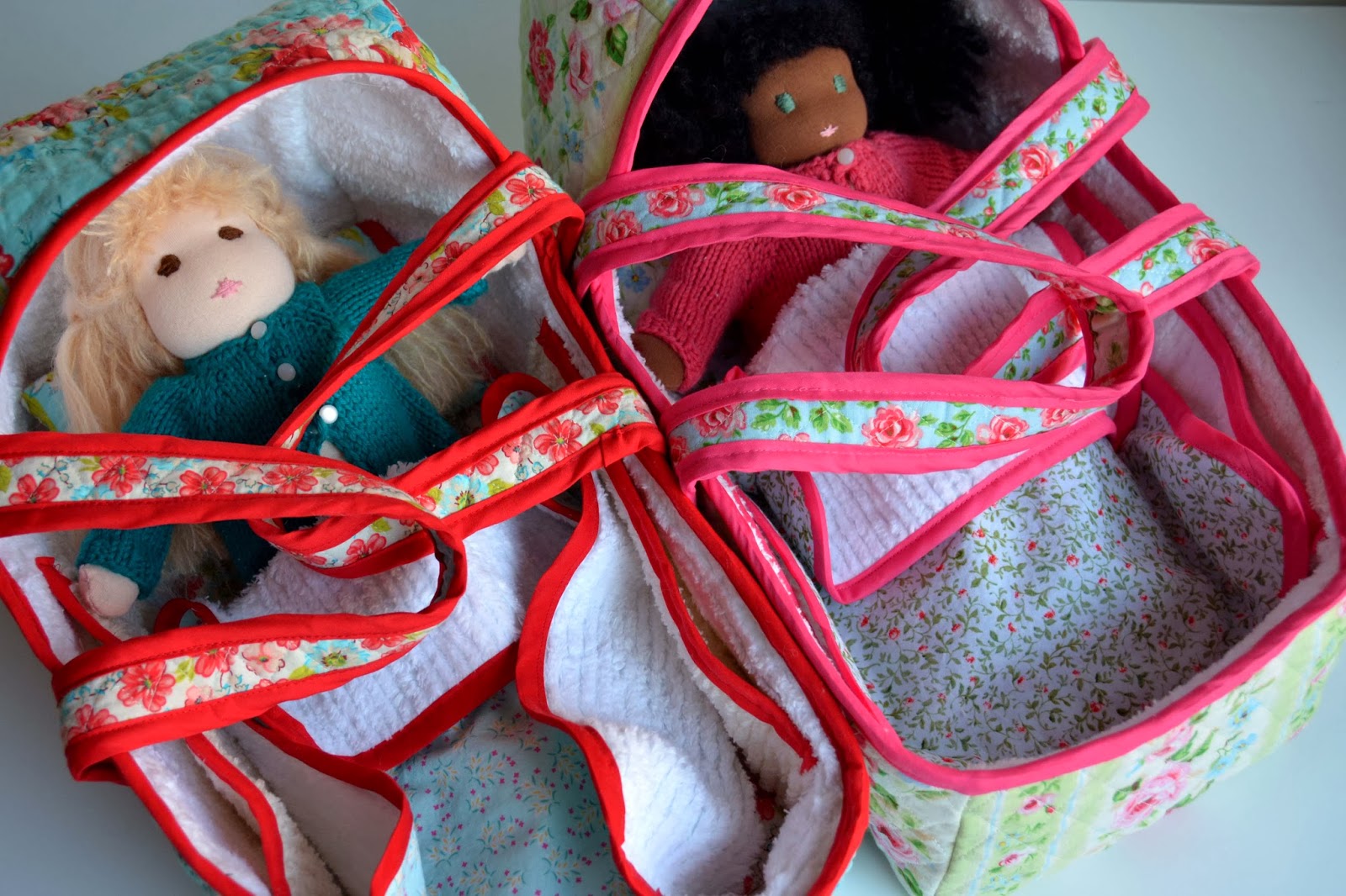 Aesthetic Nest Sewing Baby Doll Baskets for the Waldorf Dolls