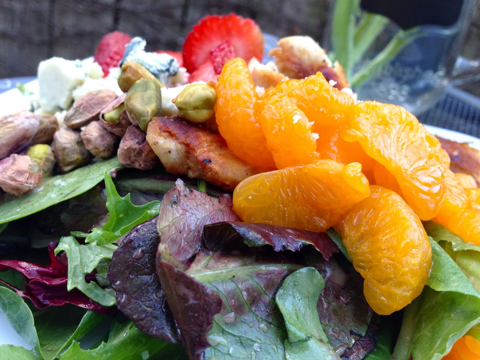 Natural Sugar Baby Greens Salad with Accoutrements