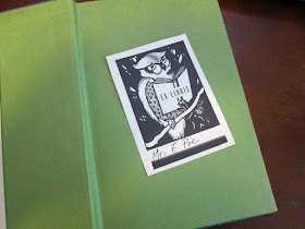 owl ex libris vintage book plate printable ex libris