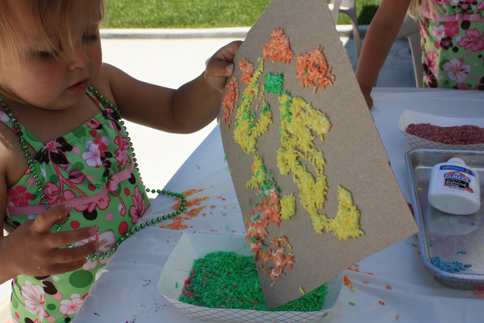 Let Kids Create Rice Art
