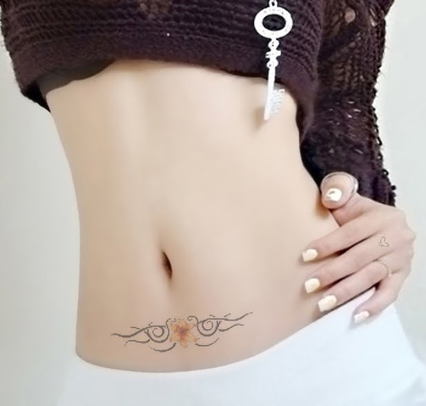 Here are some ideas for Stomach Tattoos For Girls that you can choose from