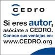 Si escribes, apúntate a CEDRO