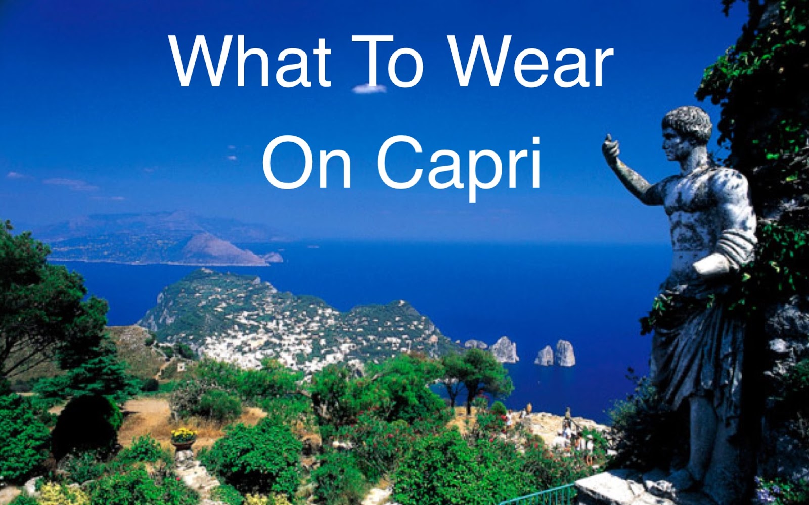 Corinna B's World What To Wear (This Year) On Capri