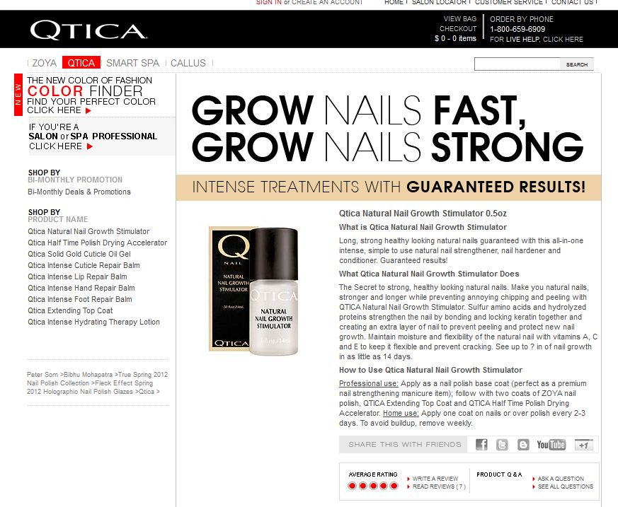 Get Qtica Natural Nail Growth Stimulator and Get Results... FAST!