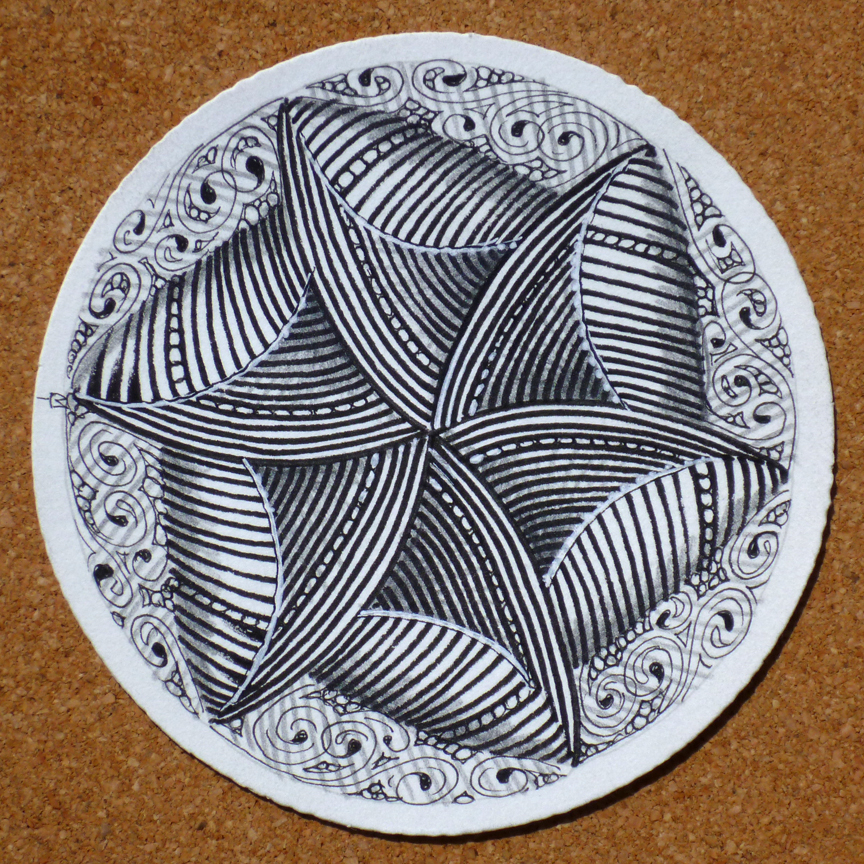 Zentangle Round and Round