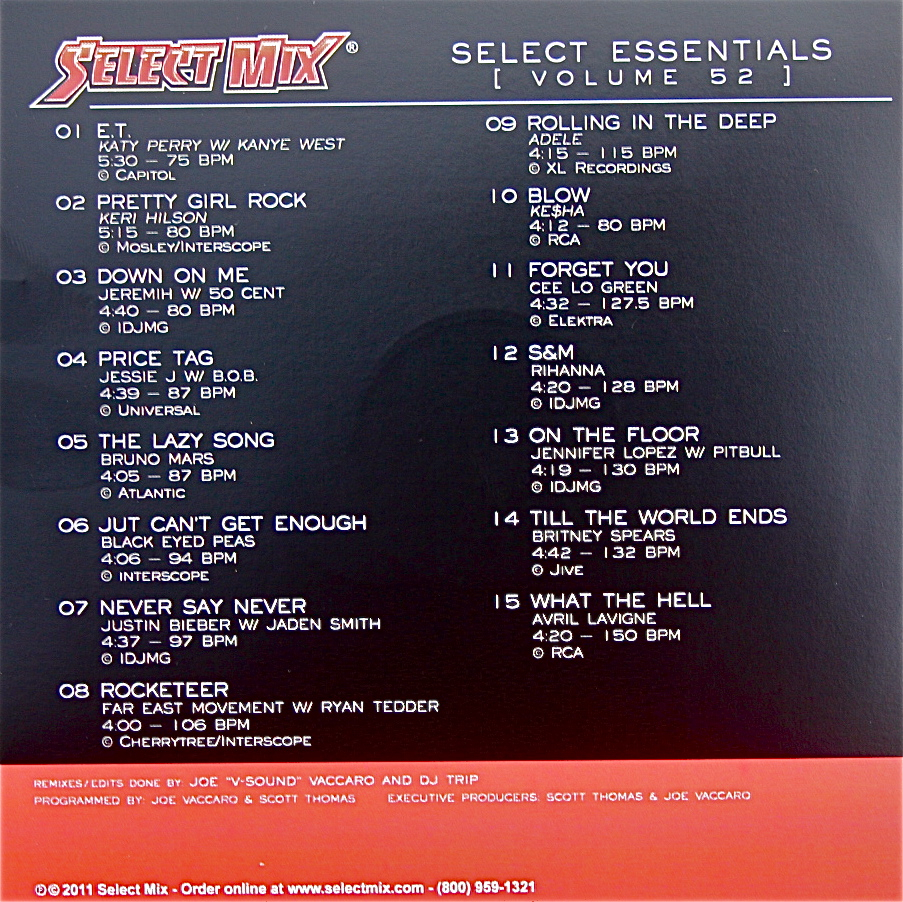 Static Records Digital Record Pool Select Mix Essentials Vol 51 & 52