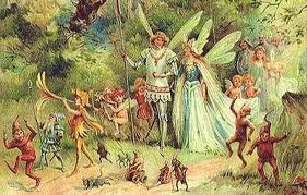 * FAIRY Holiday * in the OLD times...