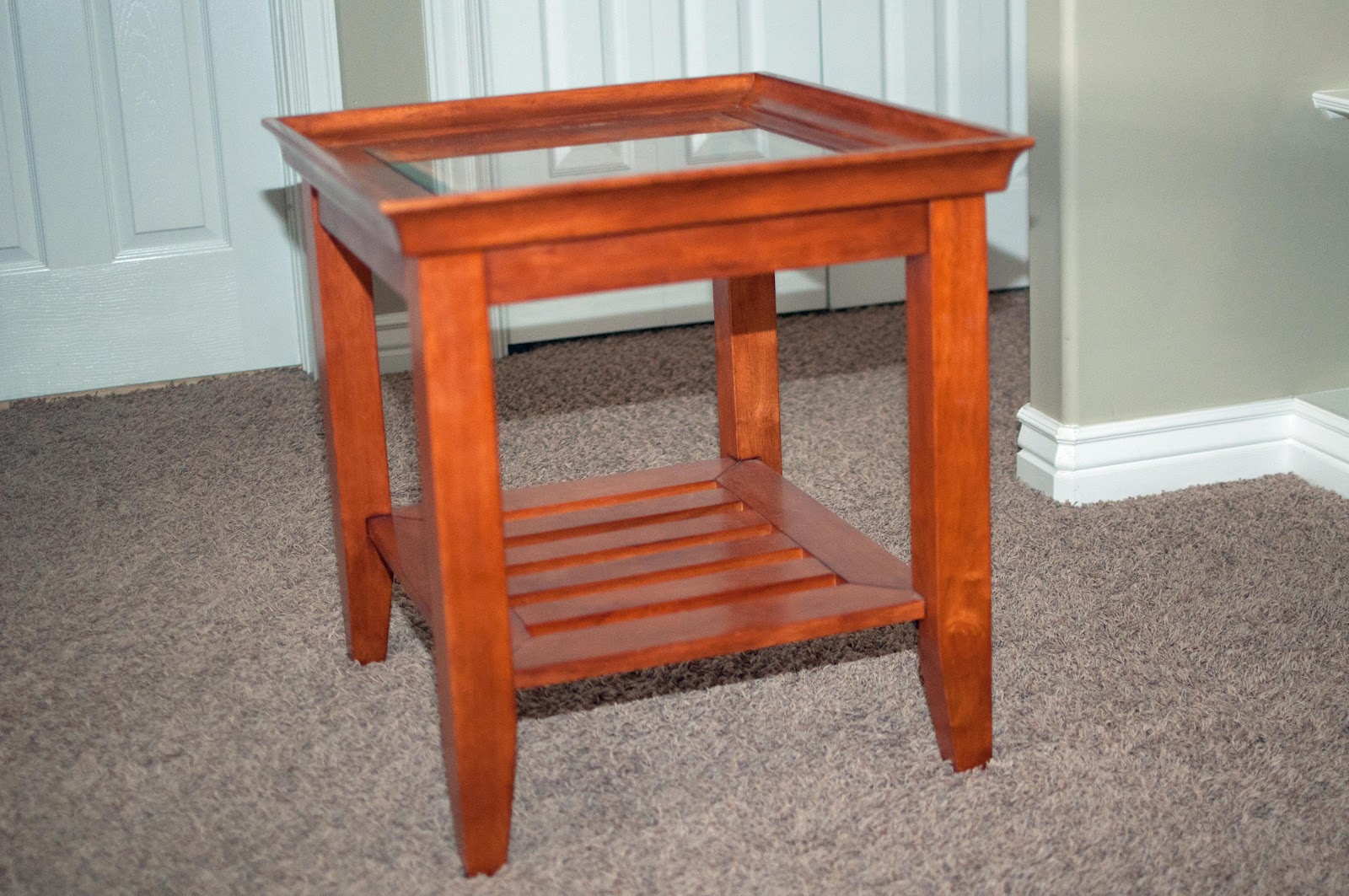 {Cleverly Crafty} {Black} Mission Style End Table