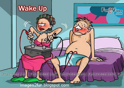 Husband and Wife funny Cartoons