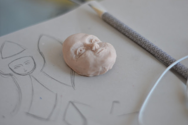First try at sculpting a face