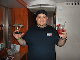 Winning drink and trophy