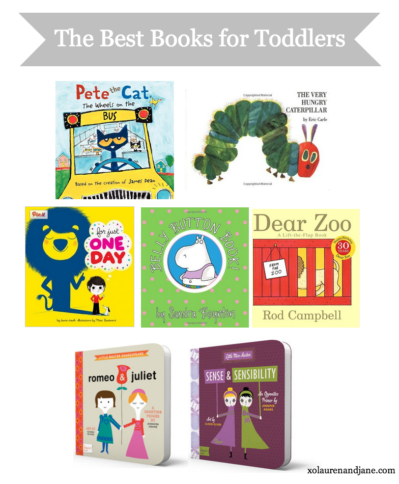 The Best Books for Toddlers with Jane from xo, from Lauren and Jane