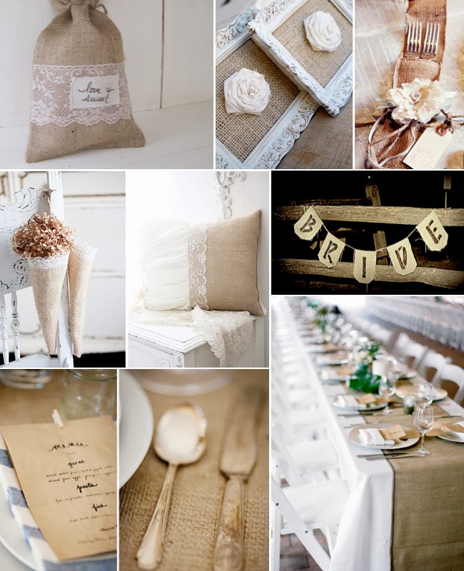 Memorable Wedding Choose A BurlapThemed Wedding and Keep to Your Budget