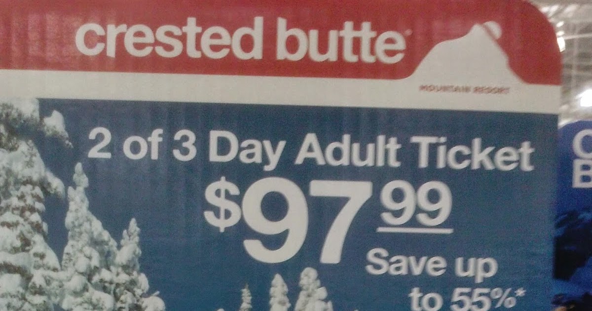 Colorado Ski Deals and Bargains Costco Crested Butte lift tickets