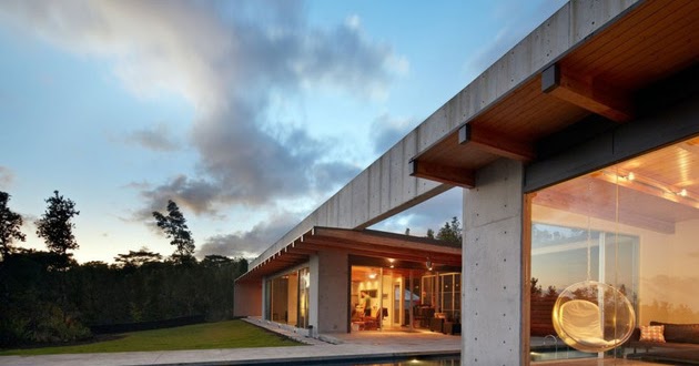 Rancangan Rumah Mewah Terbuka di Tepi Pantai | Desain ...