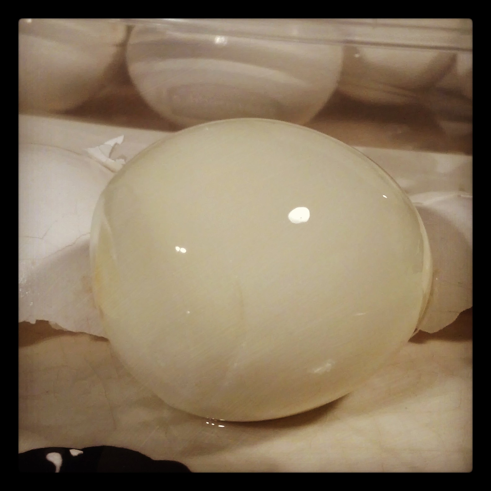 An Onion Exposed: "Hard Boiled" Eggs (In the oven!)