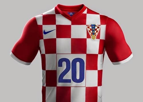 Nike released Croatia home and away kit 2014