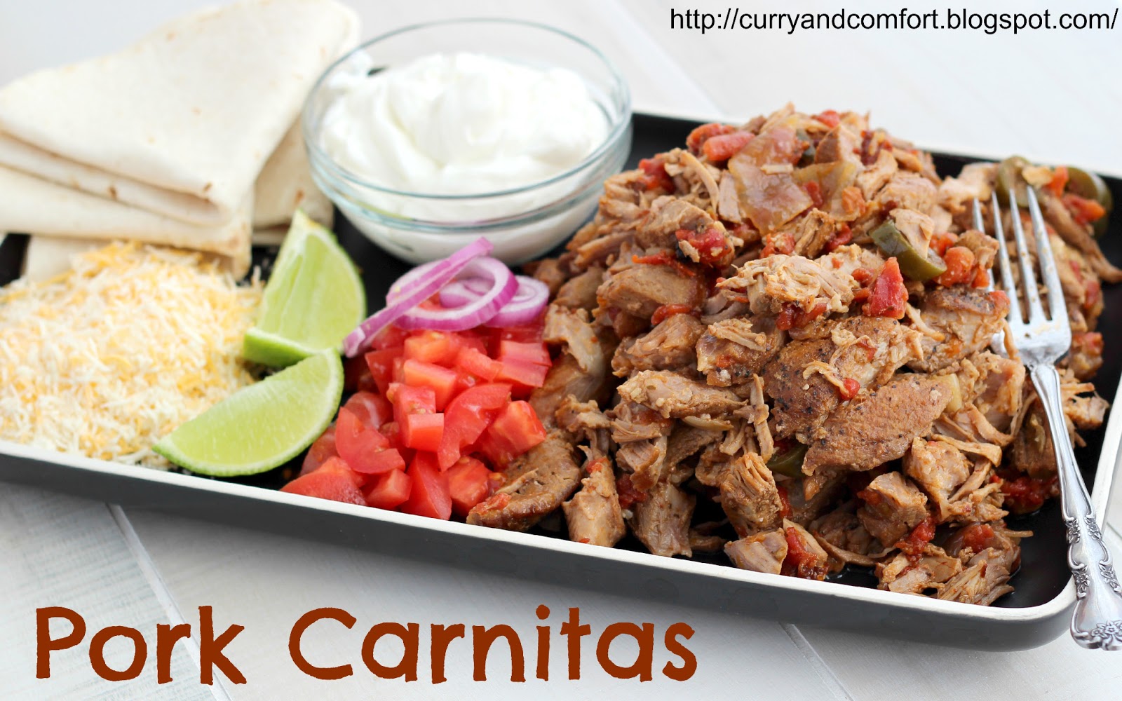 Kitchen Simmer Slow Cooker Pork Carnita Tacos (Twice as Nice Tuesdays)