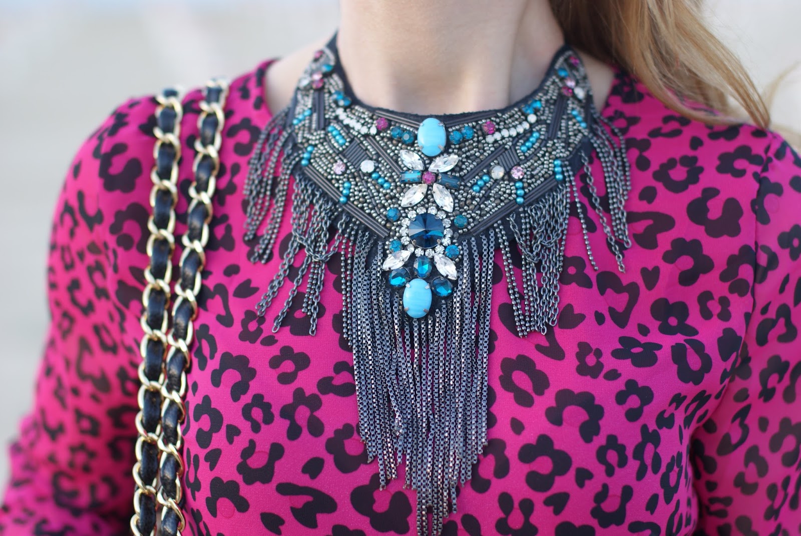 SimonaB Bijoux necklace, statement necklace, Fashion and Cookies fashion blog, fashion blogger style