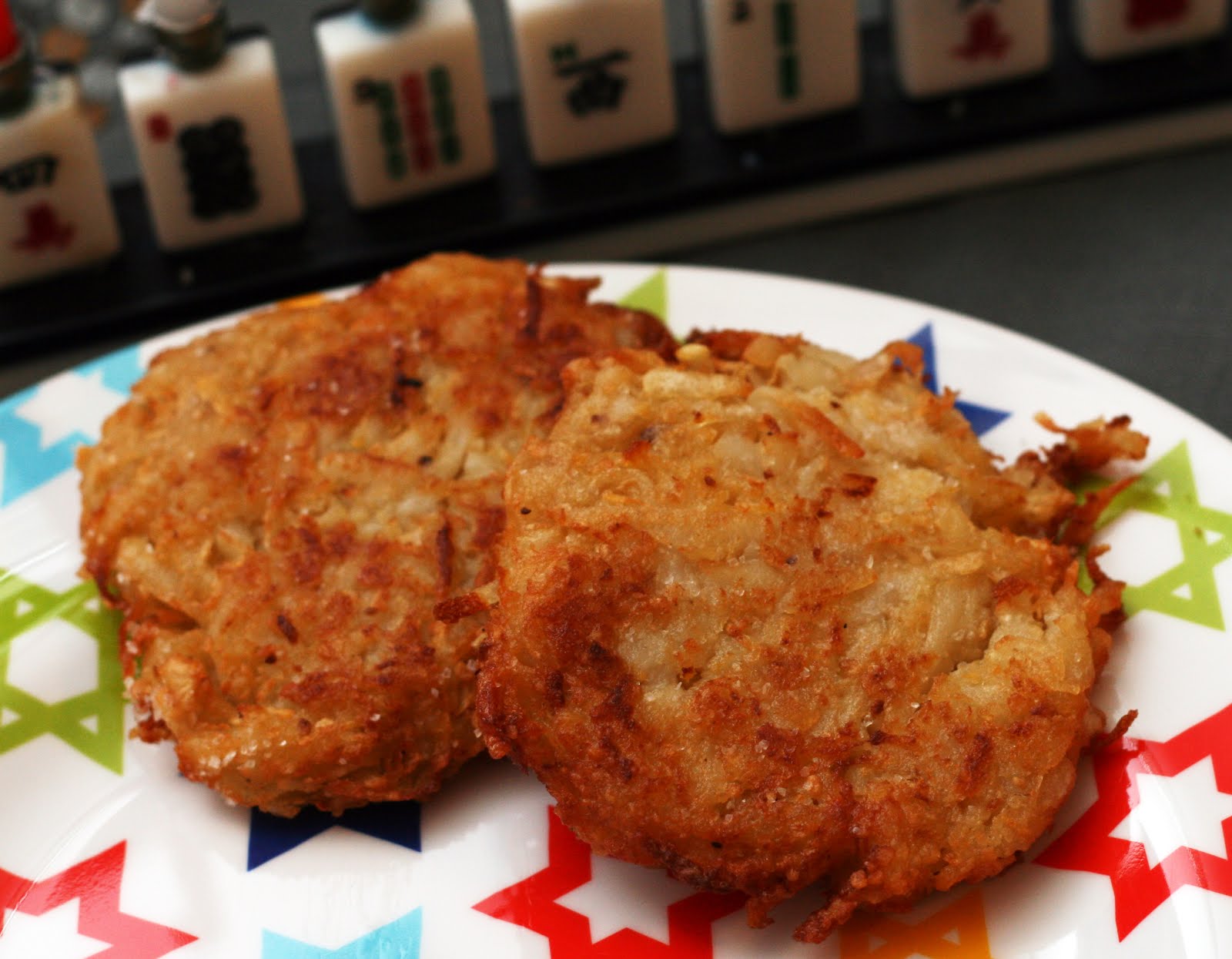 PotatoRutabaga Horseradish Latkes Coconut & Lime