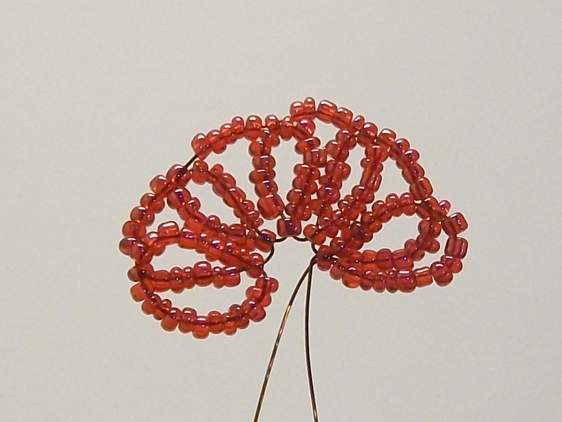 Beading for the very beginners Rose bush