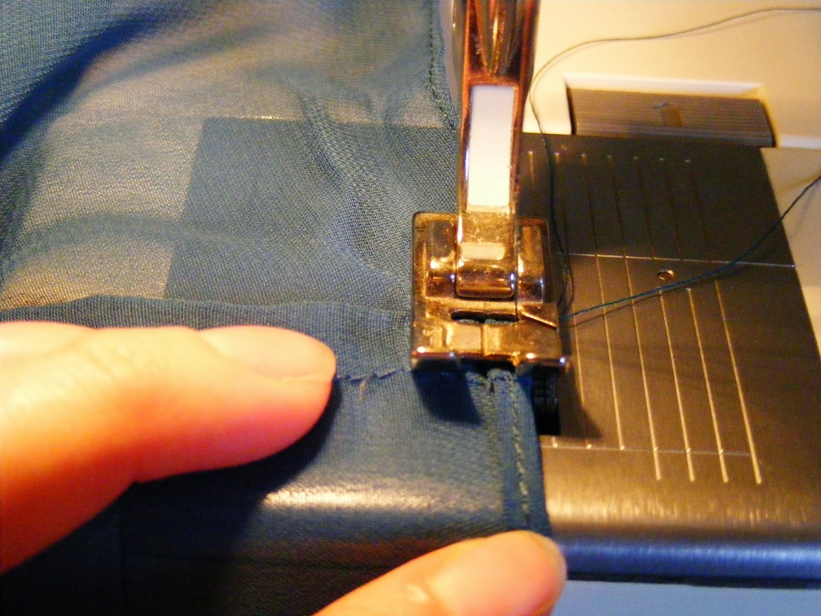 How to Hem Chiffon the Easy Way {needle and thREAD}