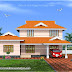 228 square meter Kerala model house exterior