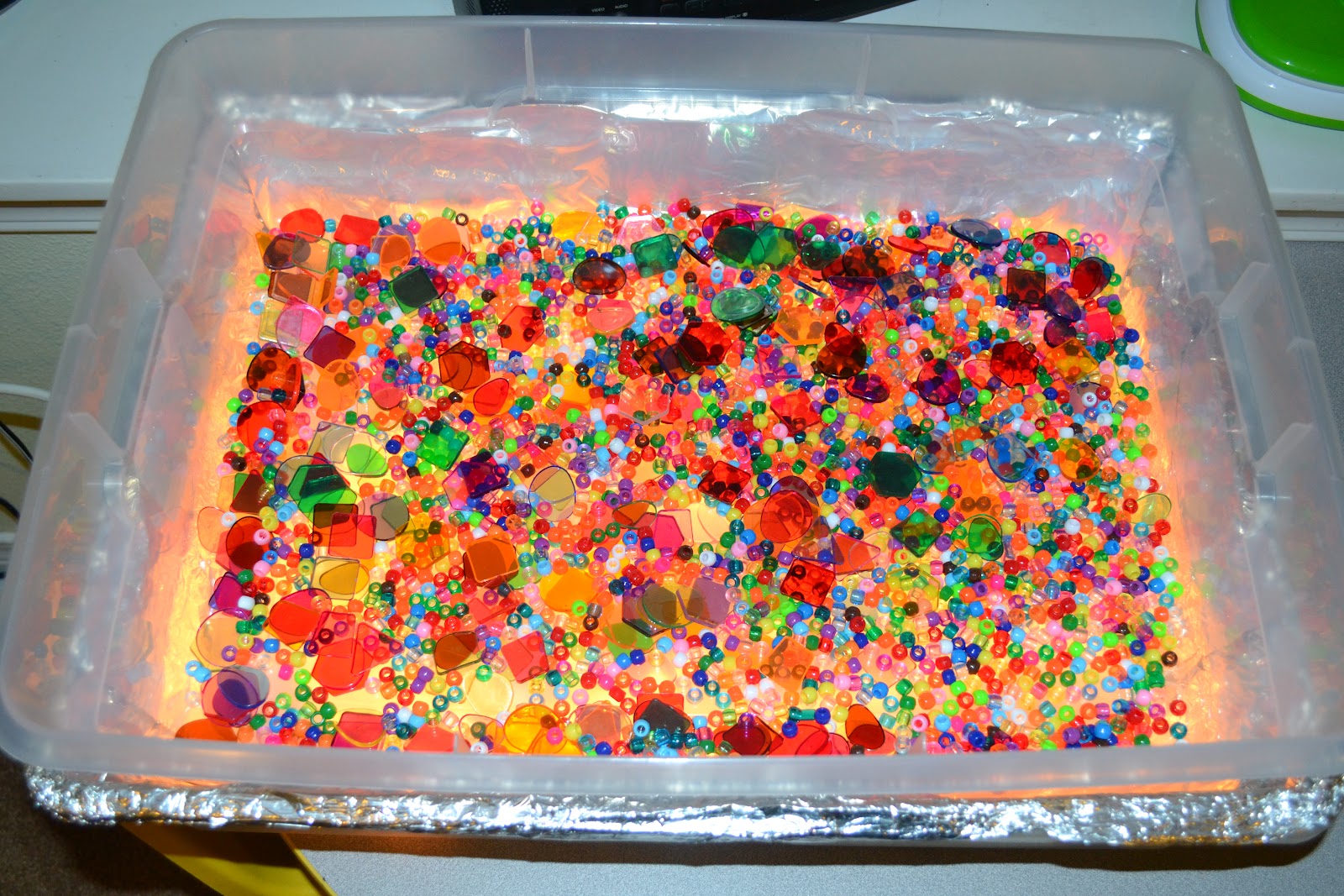 IT'S TEEA TIME PLAYSCHOOL Light Box Sensory Fun!!!