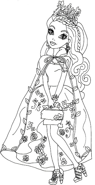 Ella Ever After High Coloring Pages