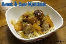 Sweet & Sour Meatballs - a savory delicious meal that you just can't stop eating! #meatballs #recipe
