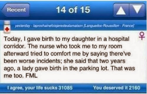 giving birth in hospital corridor and car park fail woman giving birth in wrong place funny