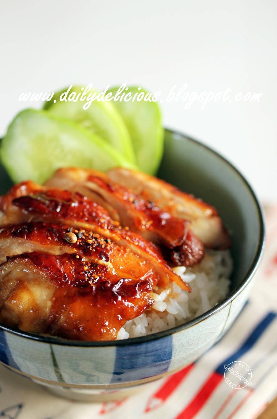 dailydelicious Cooking for one Teriyaki style chicken steak