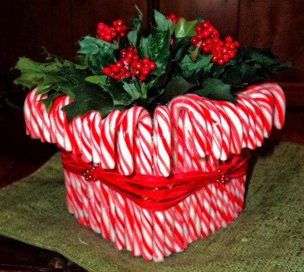 How to make a Candy Cane Basket Redo It Yourself Inspirations How