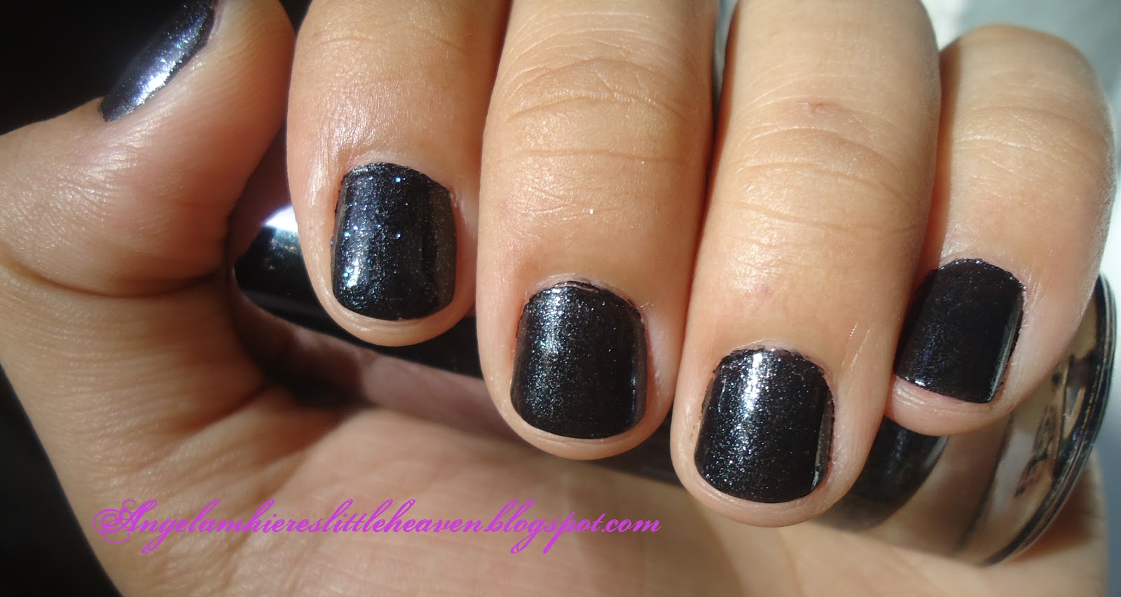 Angelamhiere's Little Heaven Ulta Nail Polish in Little Black Dress