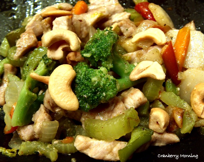 Cranberry Morning Cashew Pork Five Spice Powder Recipe