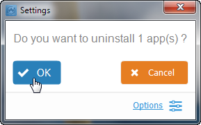 do you want to uninstall 1 app from iphone - copytrans prompt